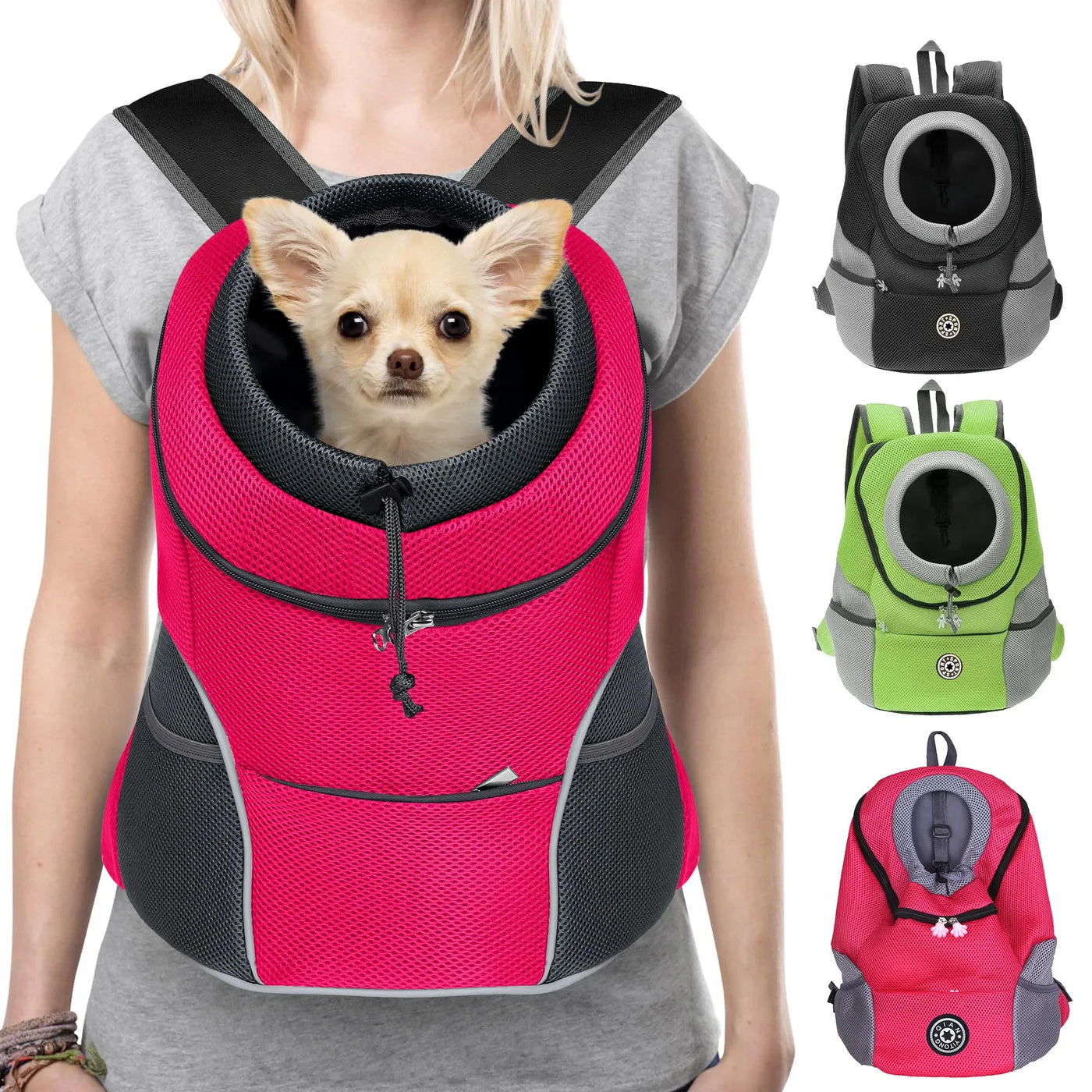 Portable Dog Carrier – Comfortable and Ventilated for Travel
