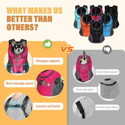Portable Dog Carrier – Comfortable and Ventilated for Travel
