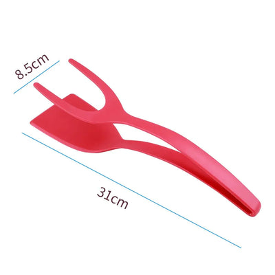 GRIPX™ 2 In 1 Spatula Flip Tongs