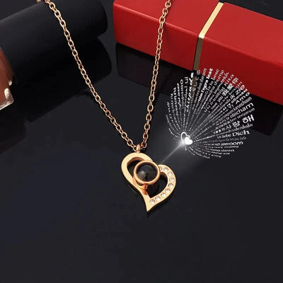 LOVEME™ Necklace Set With Rose Gift Box