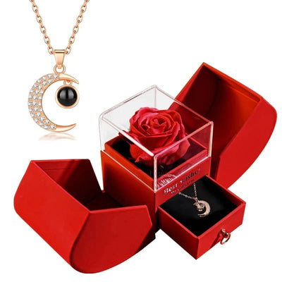 LOVEME ™  Jewelry Pendant Necklace /w  Rose Gift Box