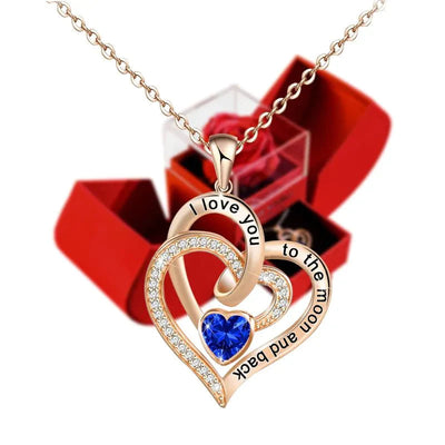 LOVEME ™  Jewelry Pendant Necklace /w  Rose Gift Box