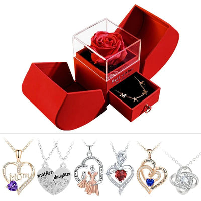 LOVEME ™  Jewelry Pendant Necklace /w  Rose Gift Box